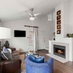living room view