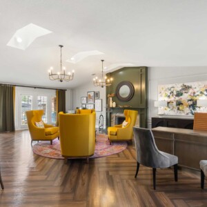 leasing office interior