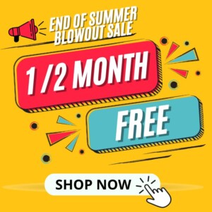1/2 month free on select homes