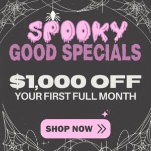 $1,000 off your first full month