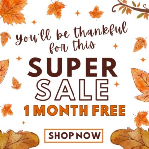 1 month free