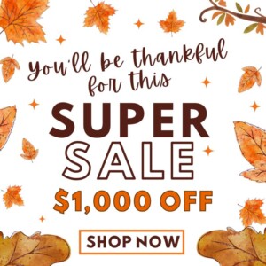 1,000 off