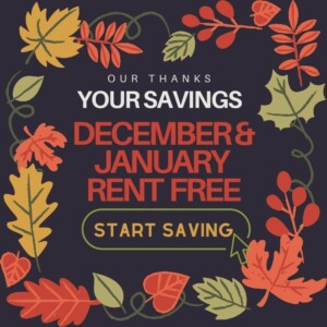 December and January Rent Free