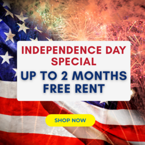 Independence Day Special - Up to 2 months free rent